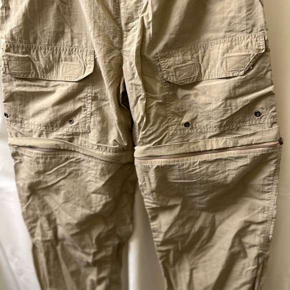 REI Men's Zip-Off Cargo Pants in Khaki - Picture 3 of 4